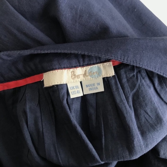 Boden embroidered floral skirt 4 long - Picture 4 of 5